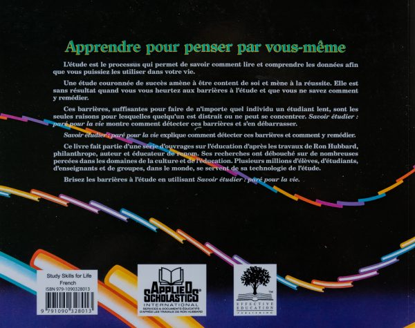 Savoir étudier : Paré pour la vie (4eme de couv.)
